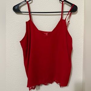 Bright Red Guess top